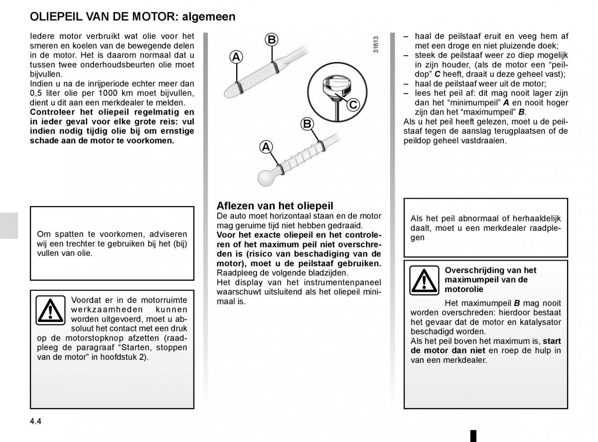 Renault Scenic III 3 handleiding / page 186