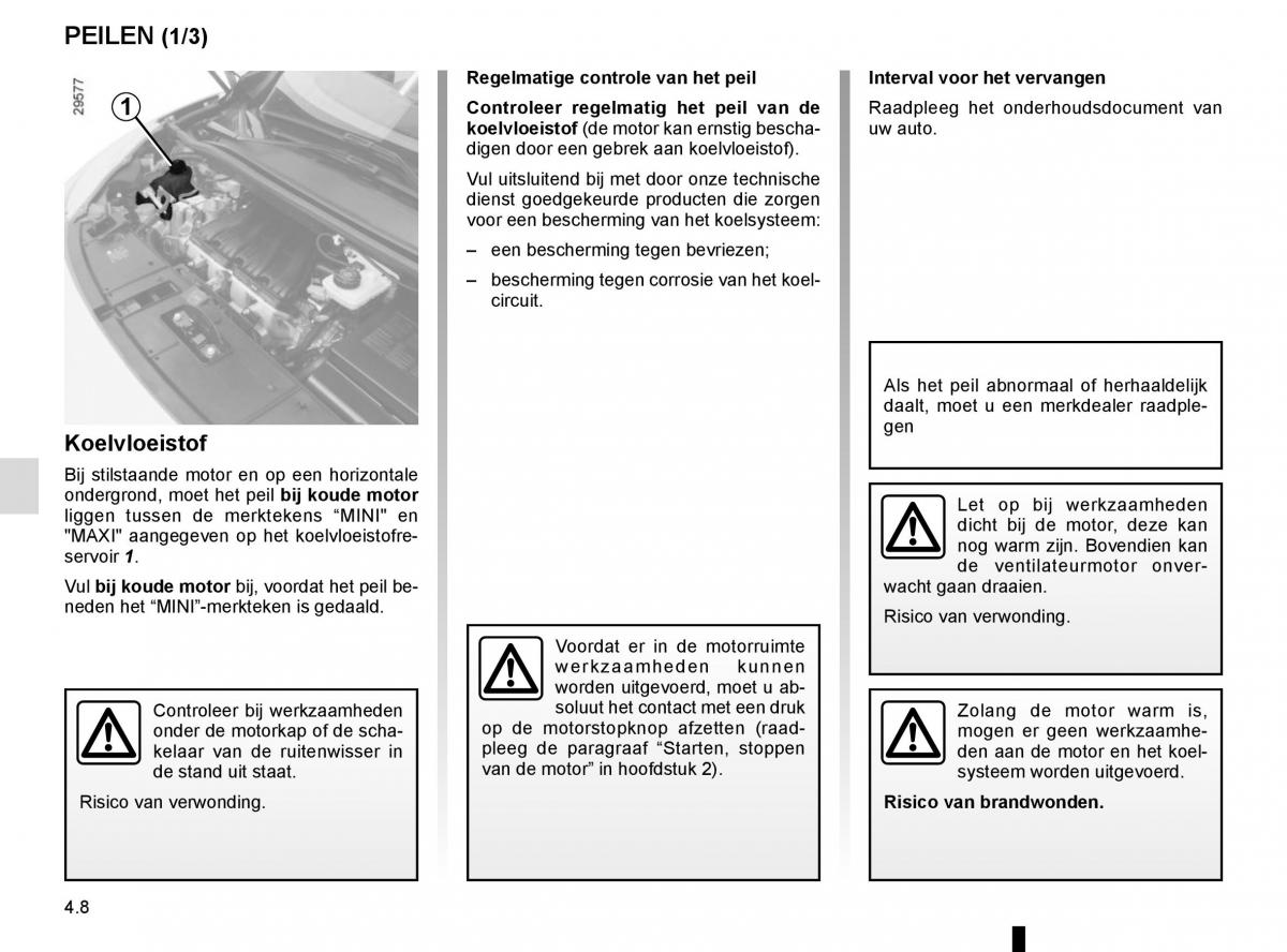 Renault Scenic III 3 handleiding / page 190