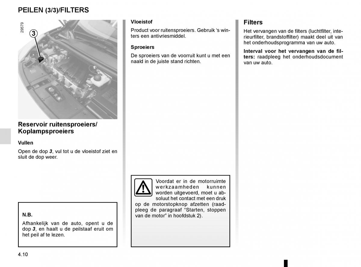 Renault Scenic III 3 handleiding / page 192