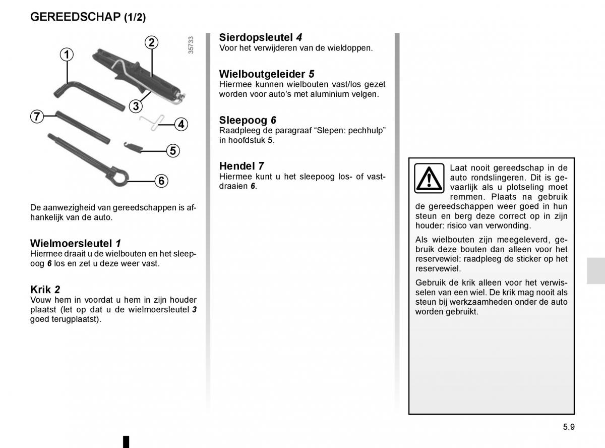 Renault Scenic III 3 handleiding / page 209