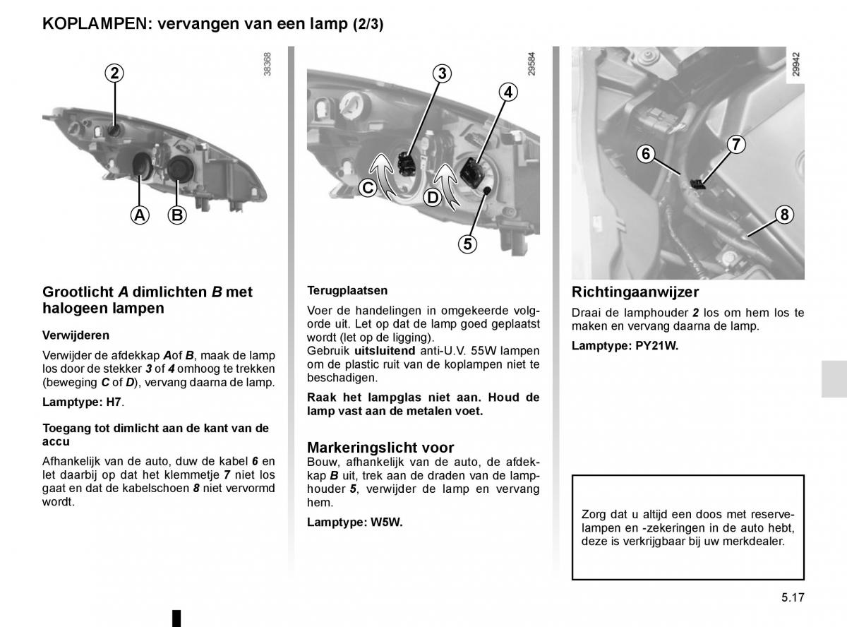 Renault Scenic III 3 handleiding / page 217