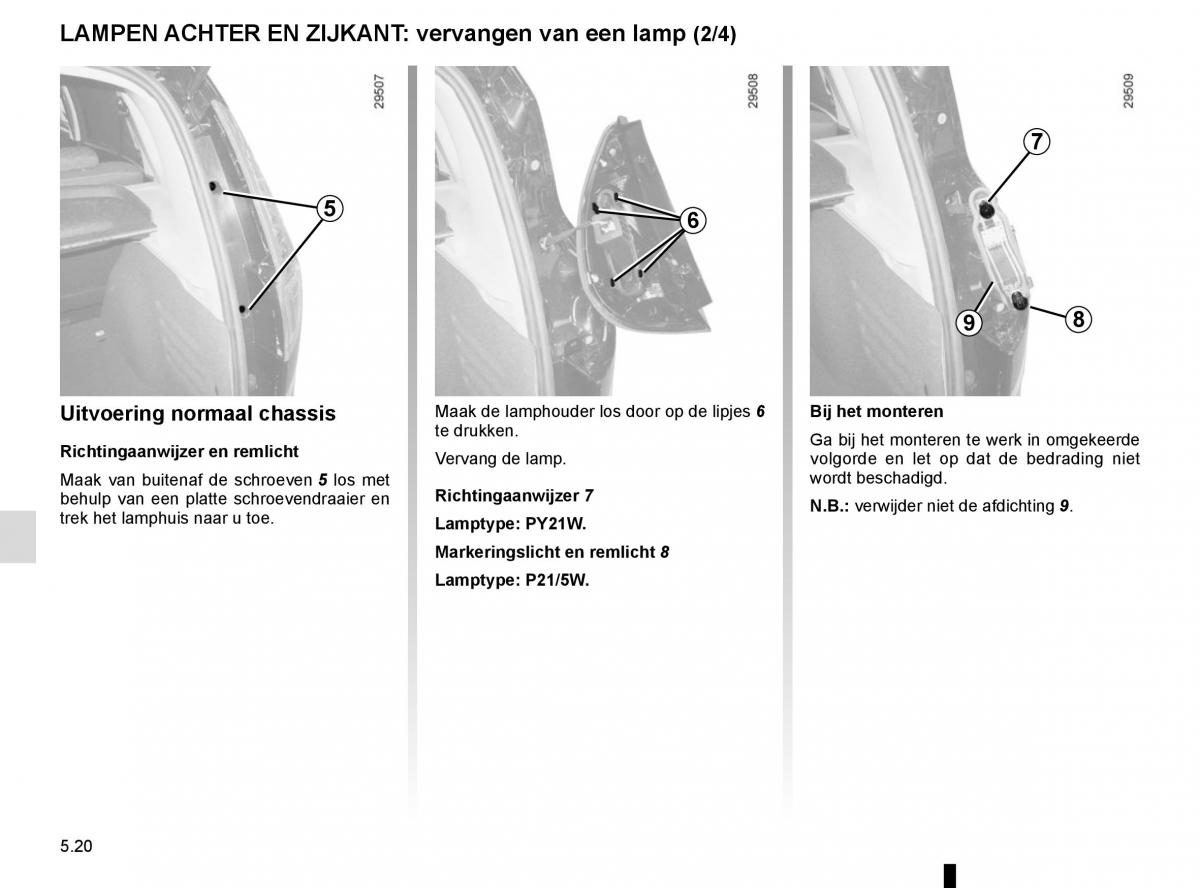 Renault Scenic III 3 handleiding / page 220