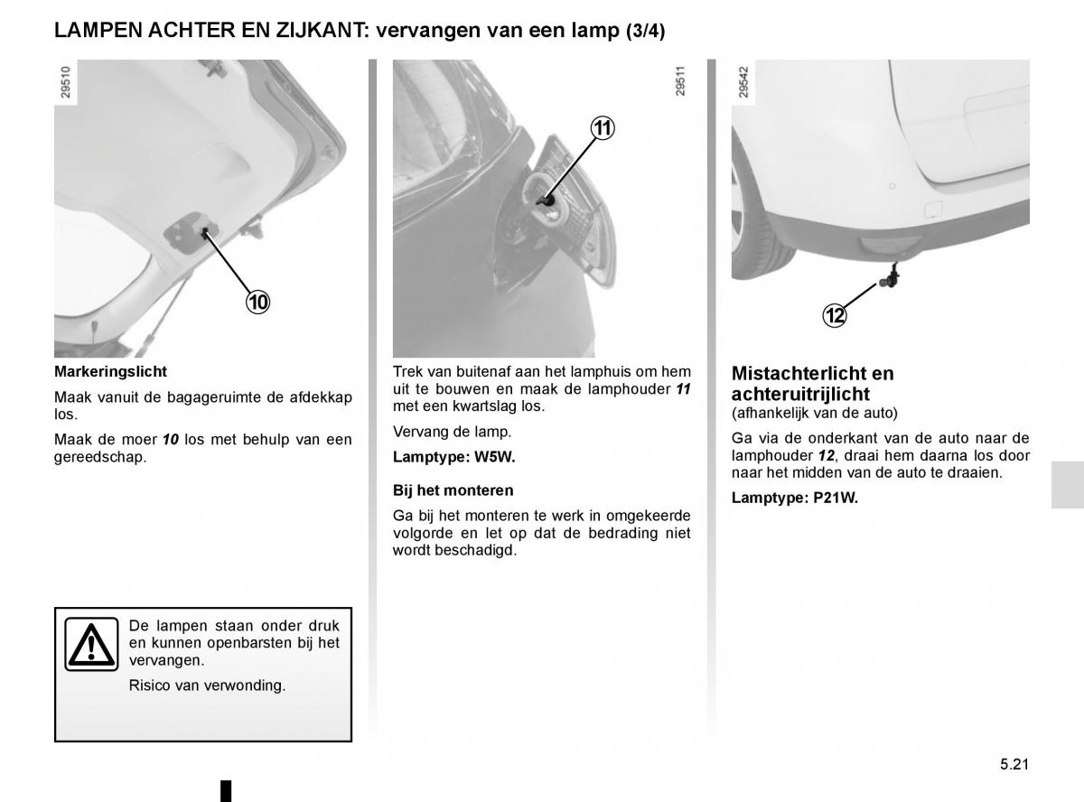 Renault Scenic III 3 handleiding / page 221