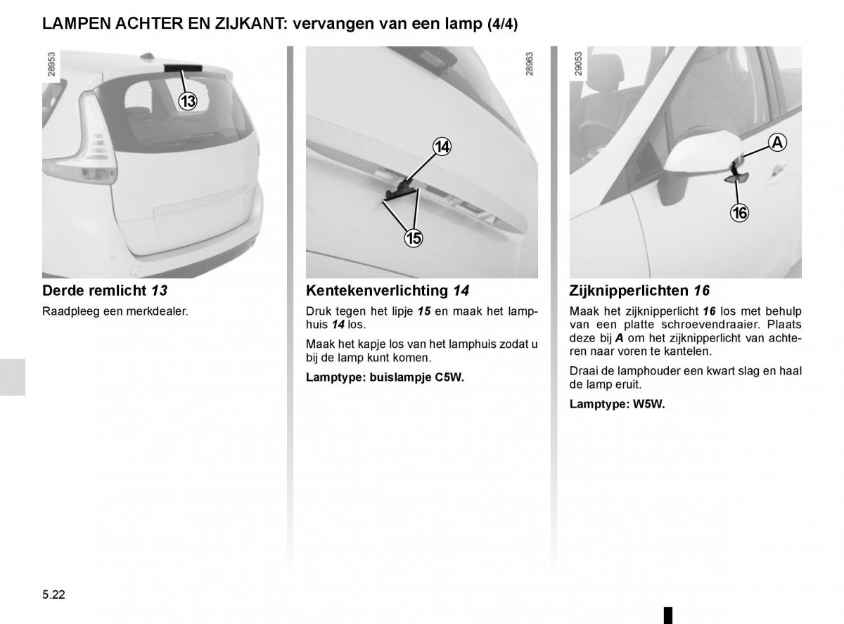 Renault Scenic III 3 handleiding / page 222