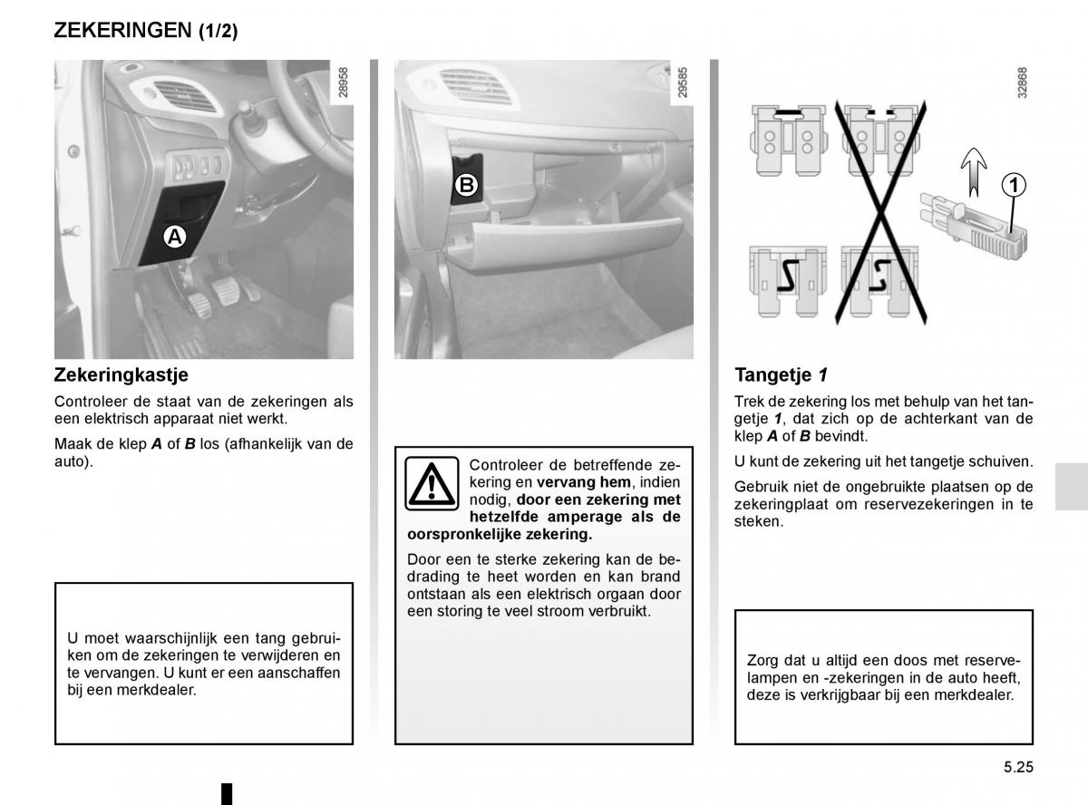 Renault Scenic III 3 handleiding / page 225