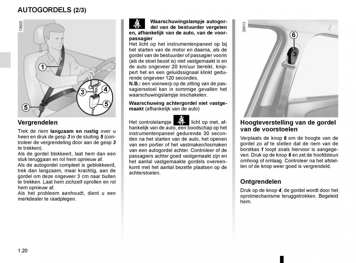 Renault Scenic III 3 handleiding / page 26