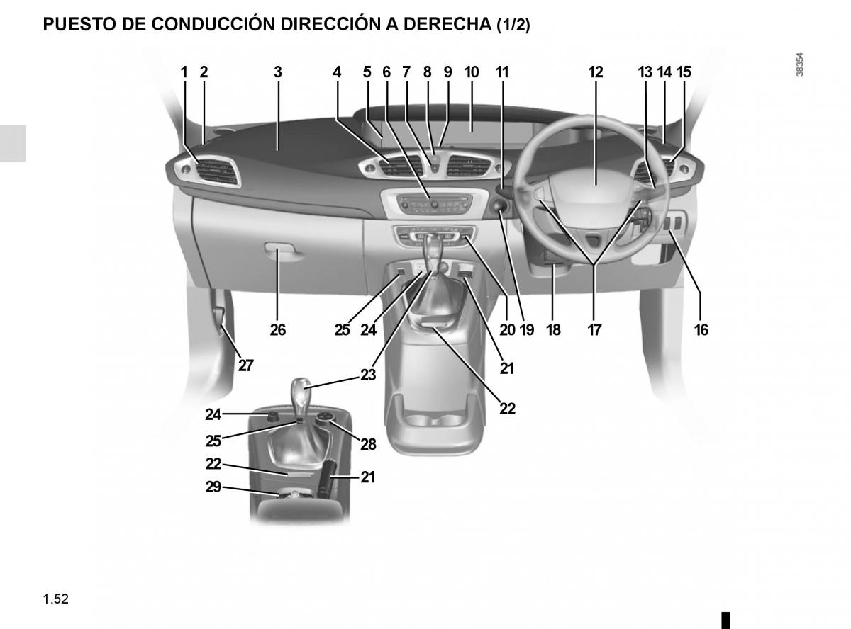 Renault Scenic III 3 manual del propietario / page 58