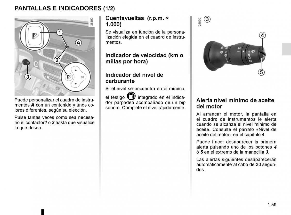 Renault Scenic III 3 manual del propietario / page 65