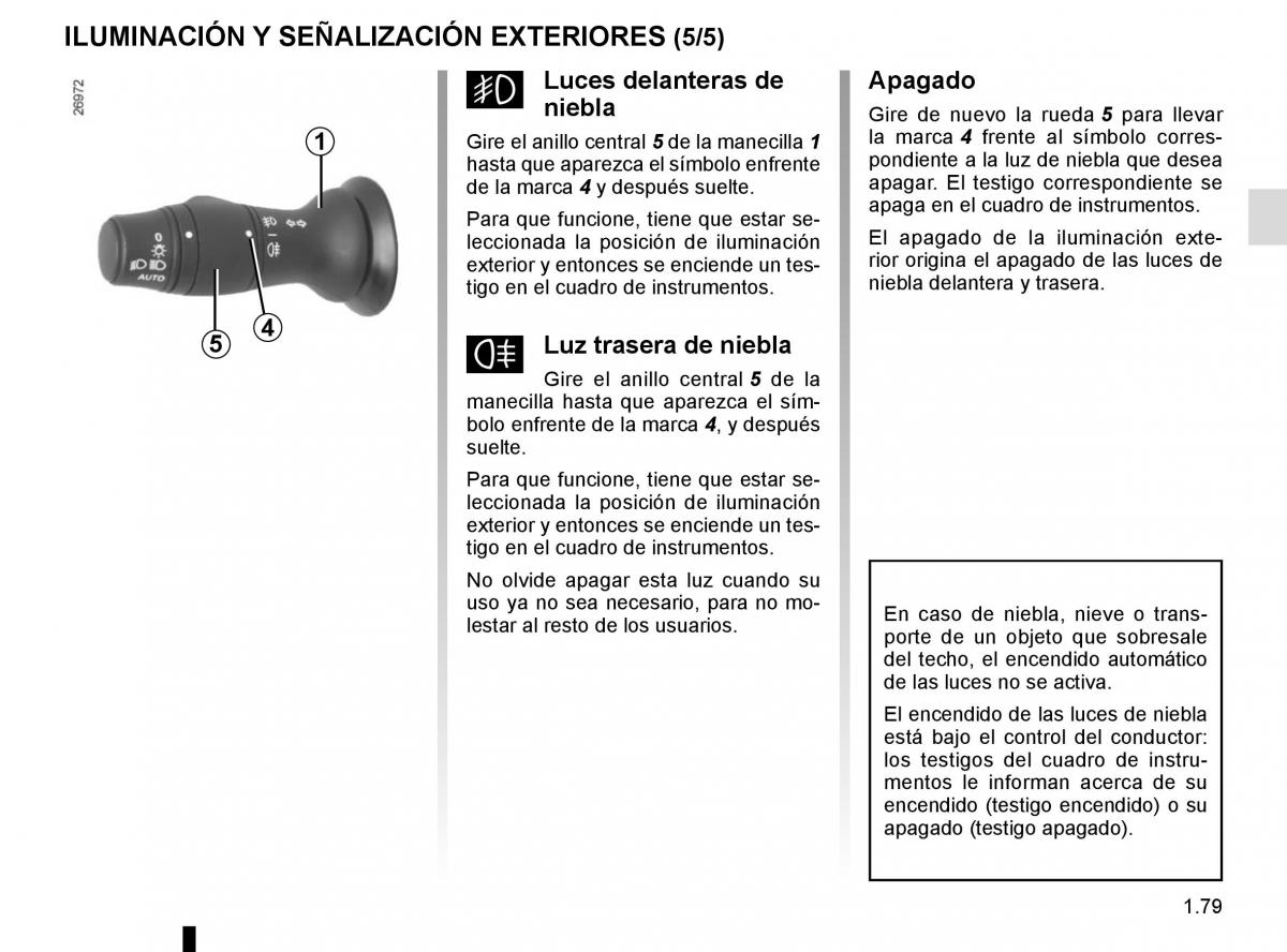 Renault Scenic III 3 manual del propietario / page 85