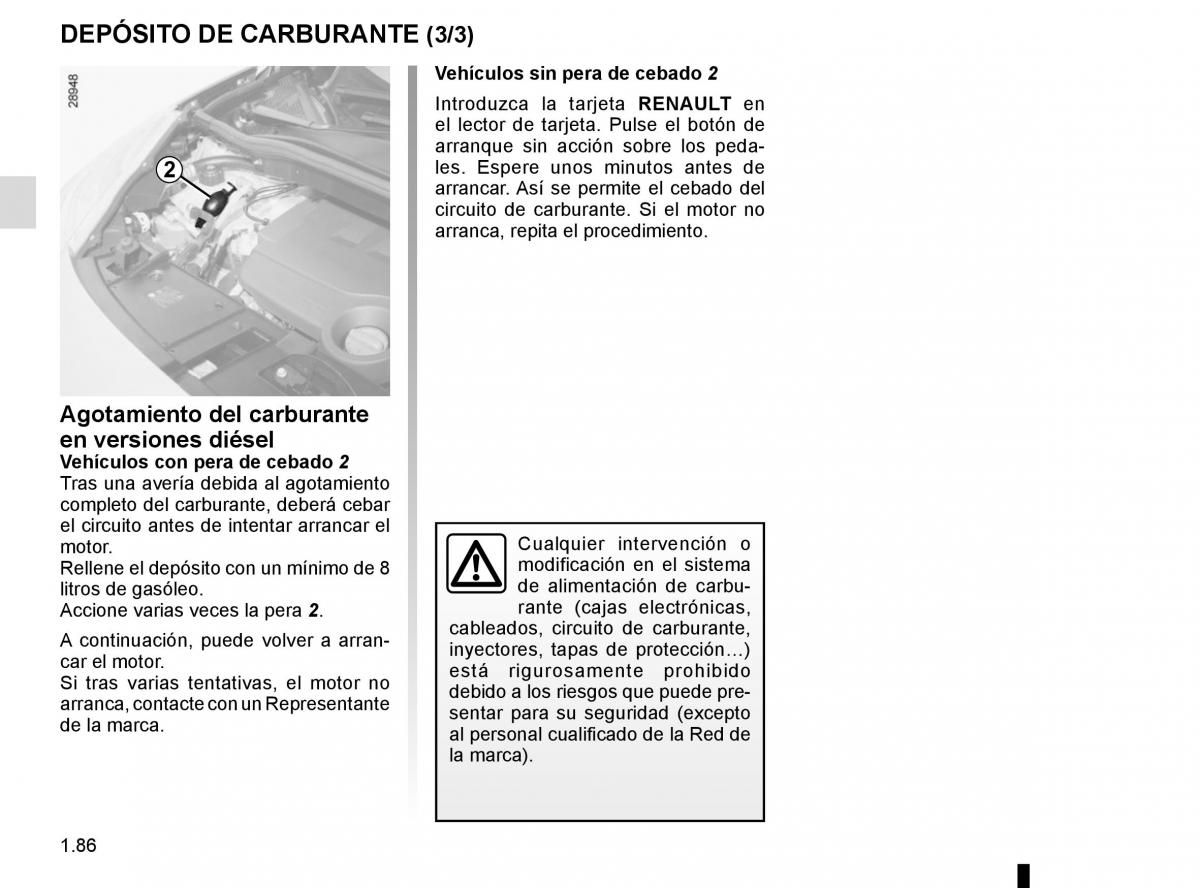 Renault Scenic III 3 manual del propietario / page 92