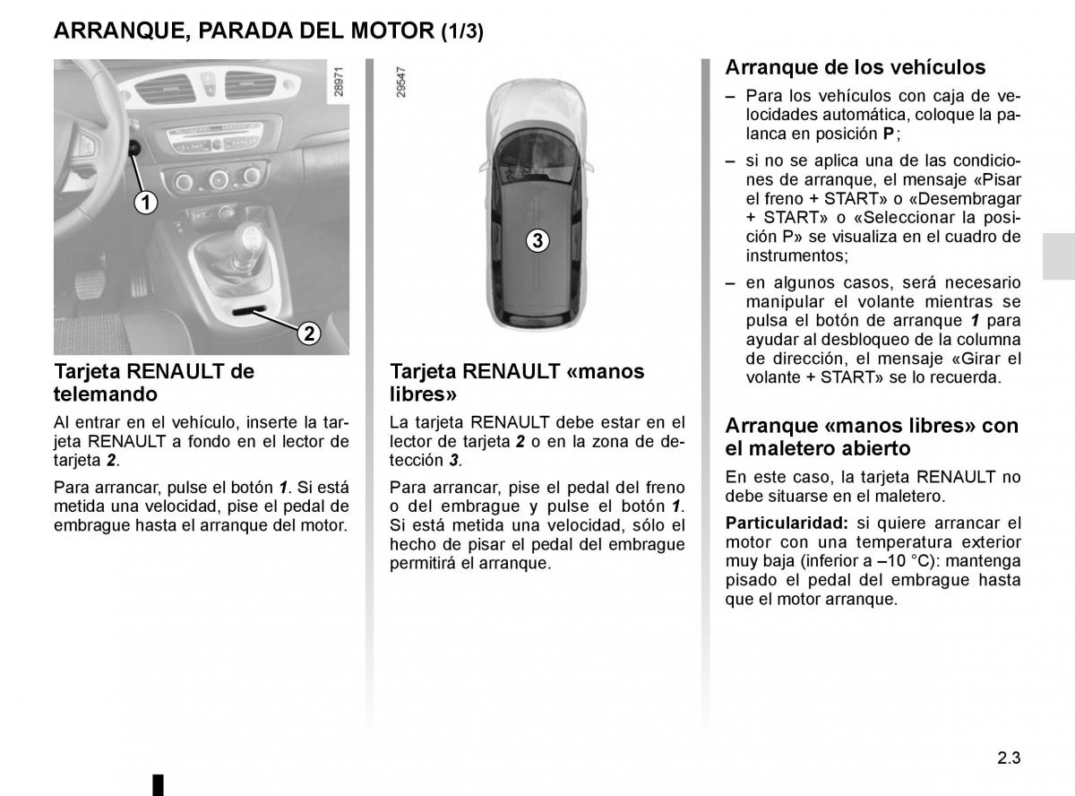 Renault Scenic III 3 manual del propietario / page 95