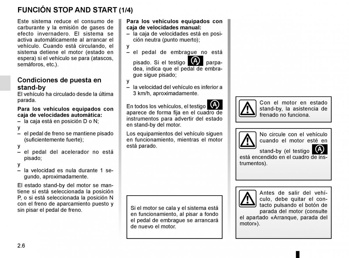 Renault Scenic III 3 manual del propietario / page 98