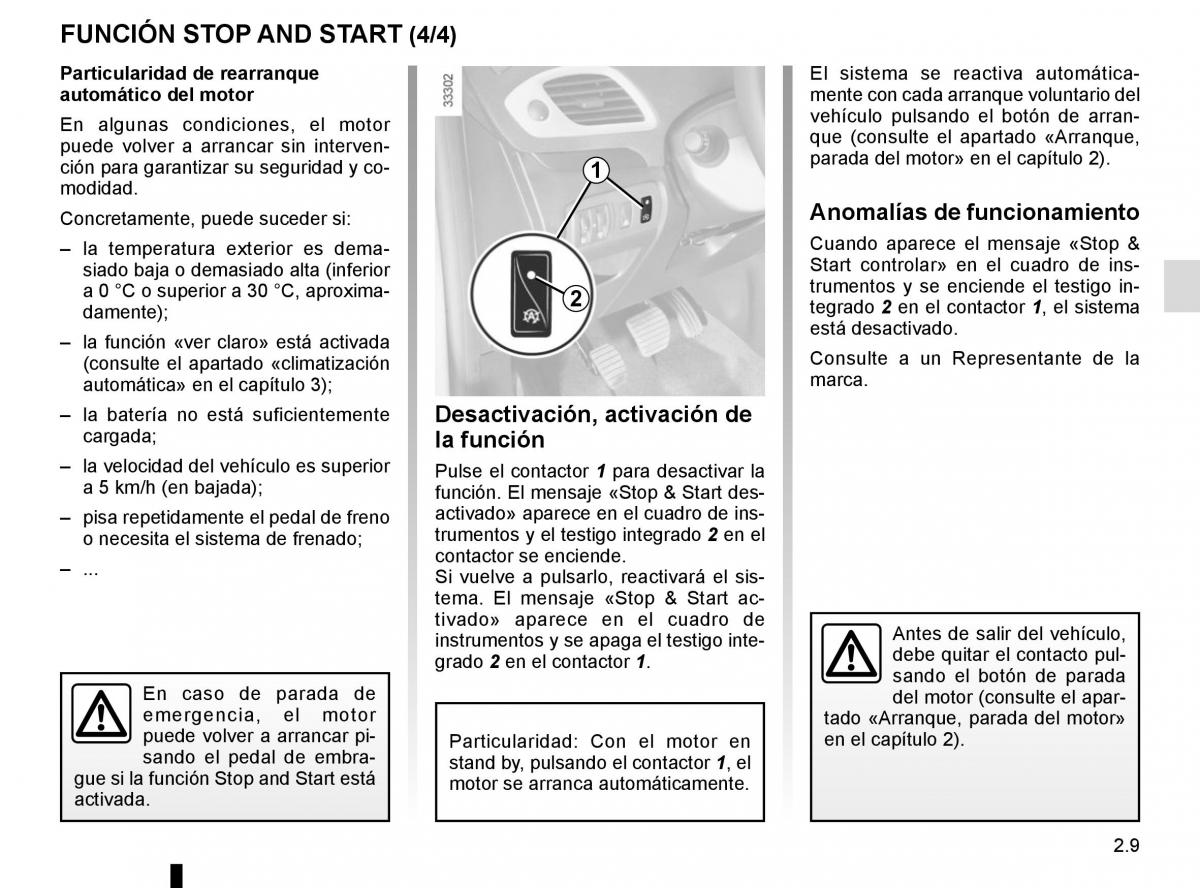 Renault Scenic III 3 manual del propietario / page 101