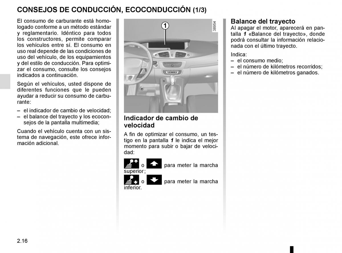 Renault Scenic III 3 manual del propietario / page 108