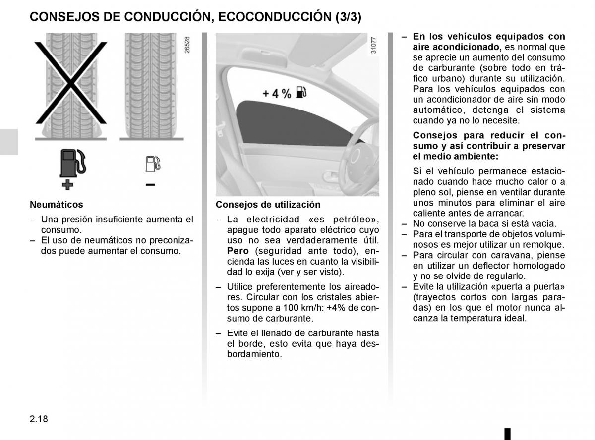 Renault Scenic III 3 manual del propietario / page 110