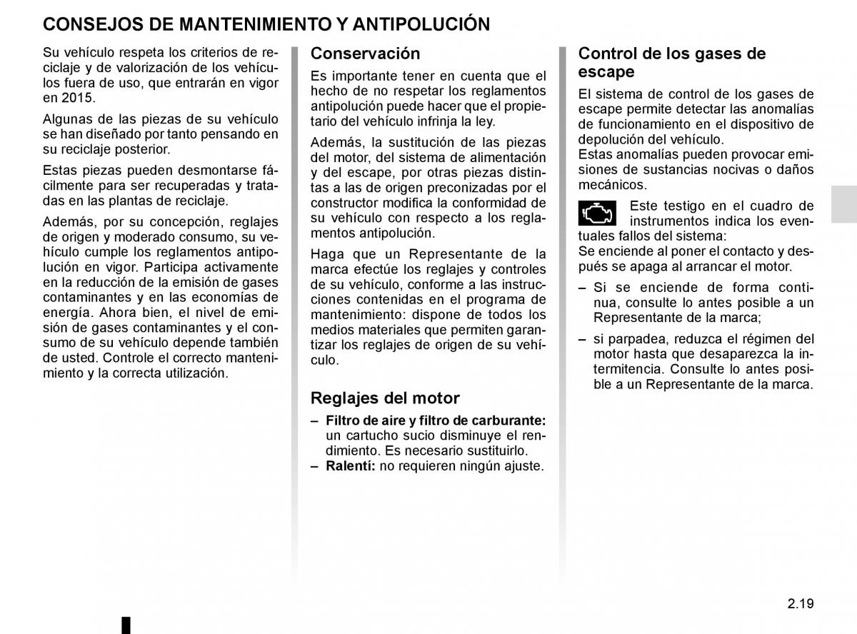 Renault Scenic III 3 manual del propietario / page 111