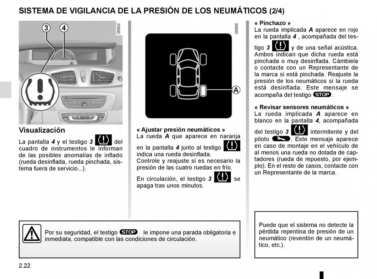 Renault Scenic III 3 manual del propietario / page 114