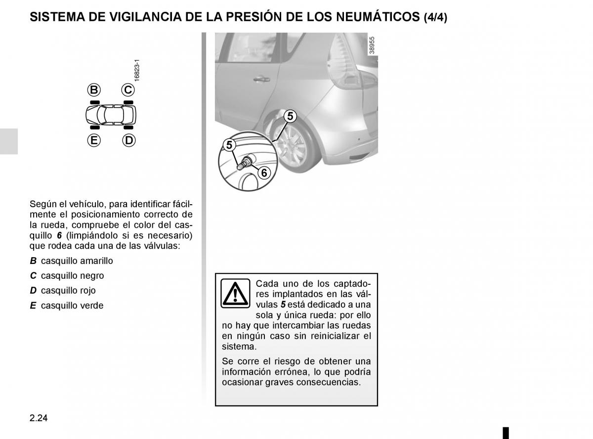 Renault Scenic III 3 manual del propietario / page 116