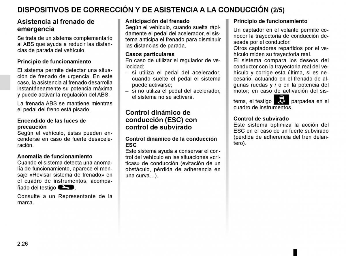 Renault Scenic III 3 manual del propietario / page 118