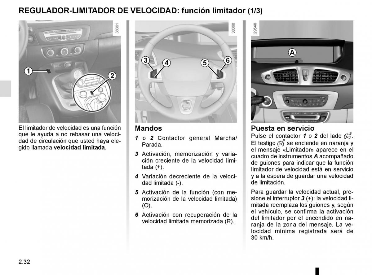 Renault Scenic III 3 manual del propietario / page 124