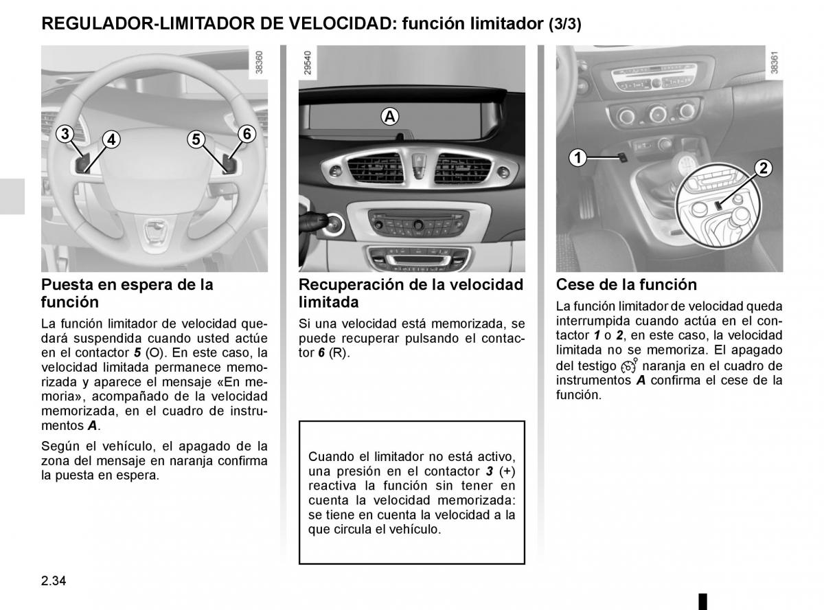 Renault Scenic III 3 manual del propietario / page 126