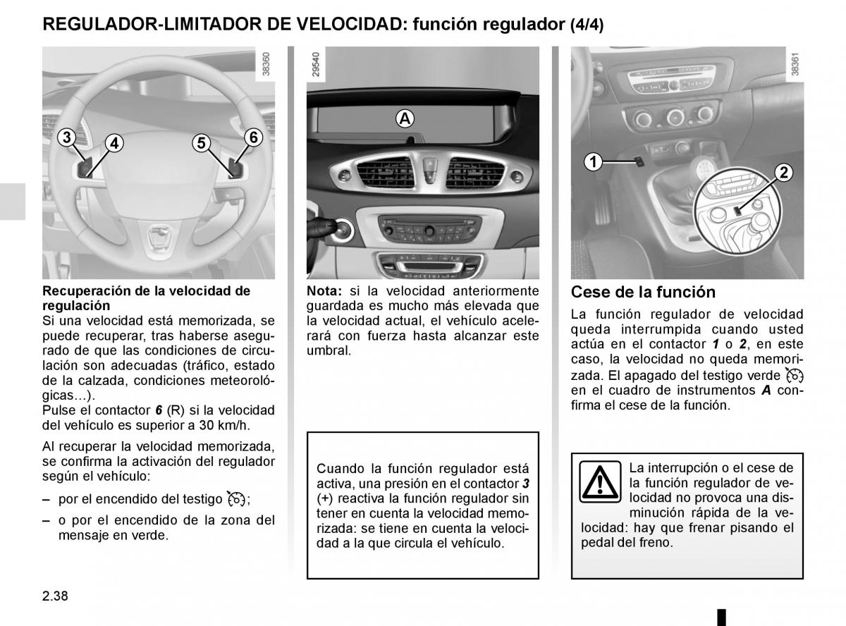 Renault Scenic III 3 manual del propietario / page 130