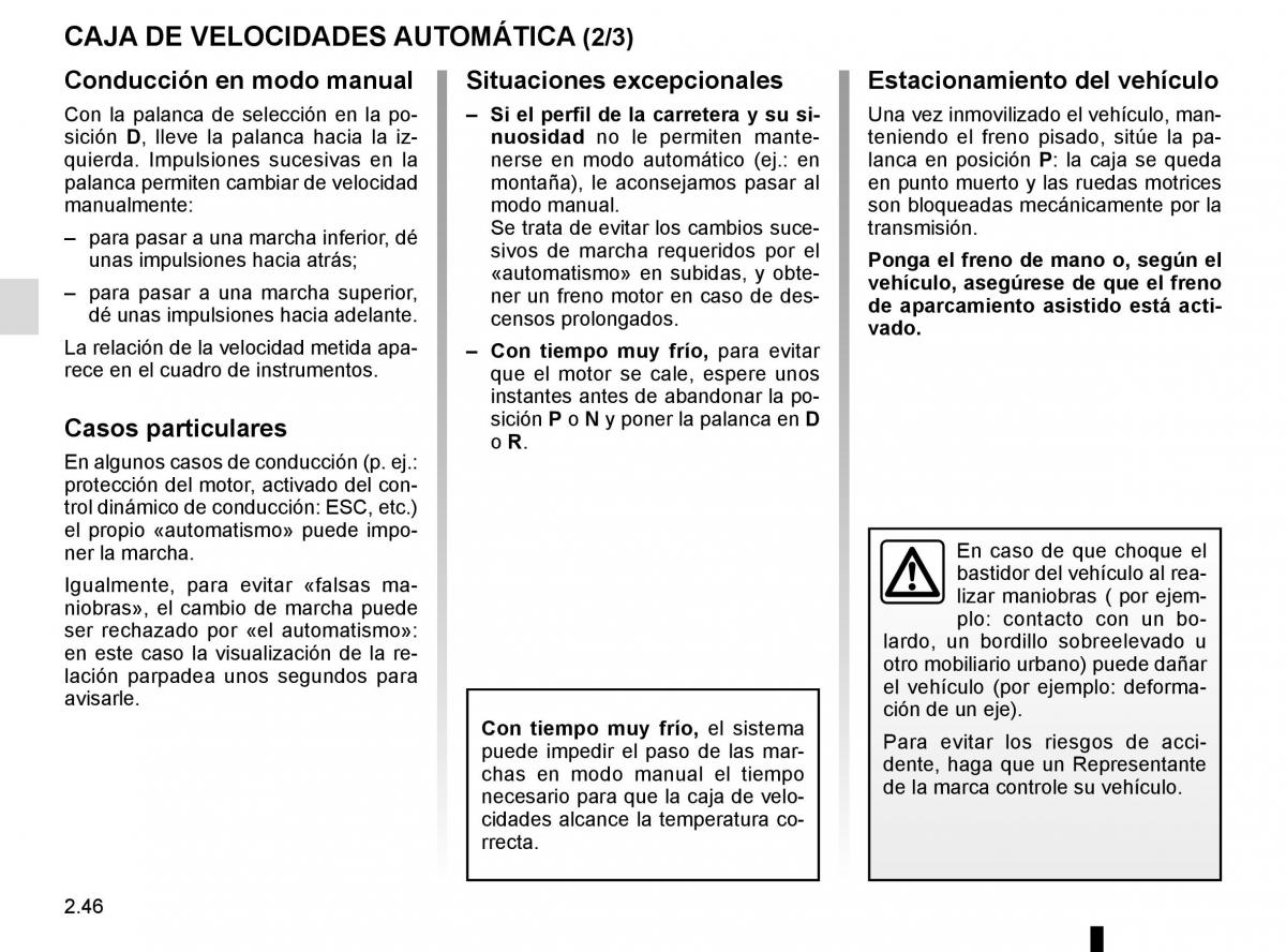 Renault Scenic III 3 manual del propietario / page 138