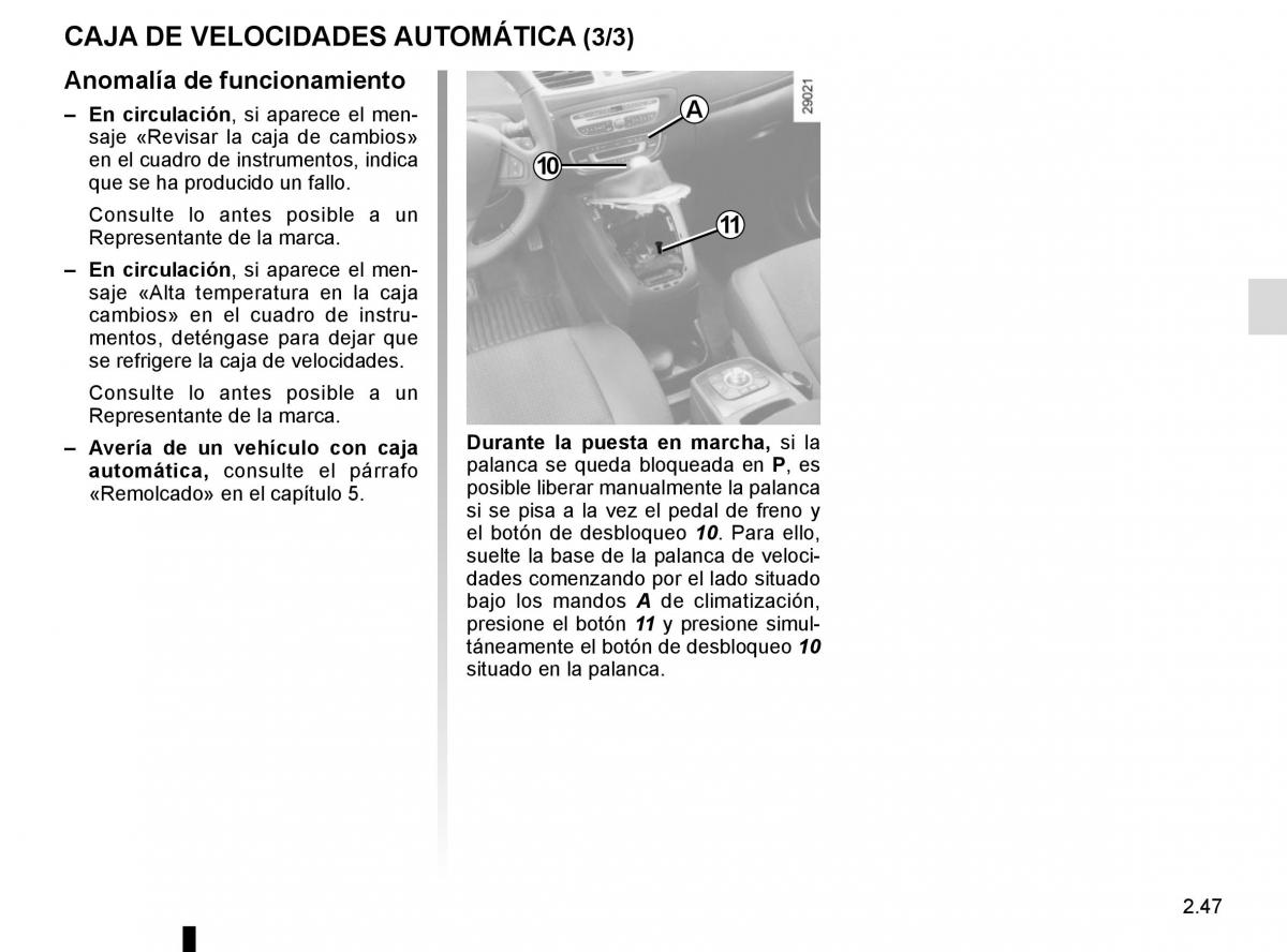 Renault Scenic III 3 manual del propietario / page 139