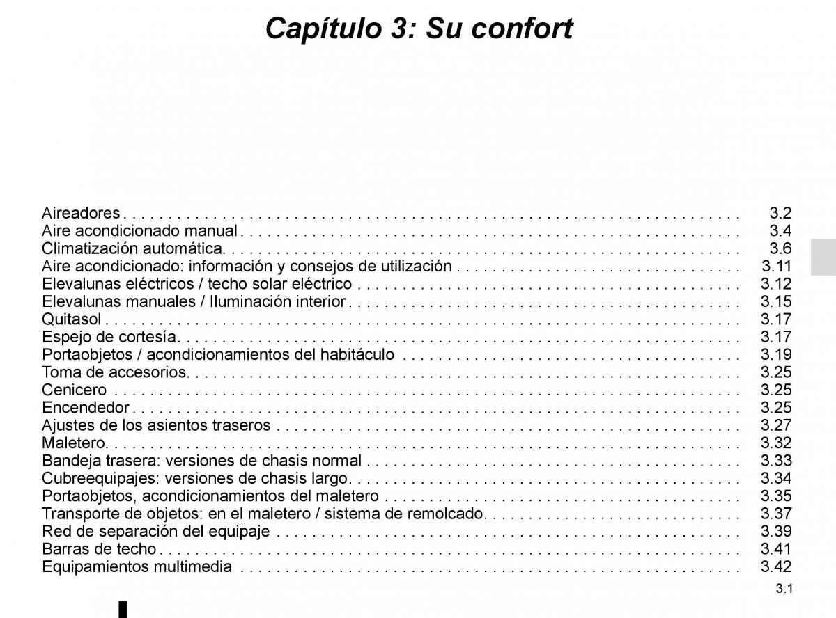 Renault Scenic III 3 manual del propietario / page 141