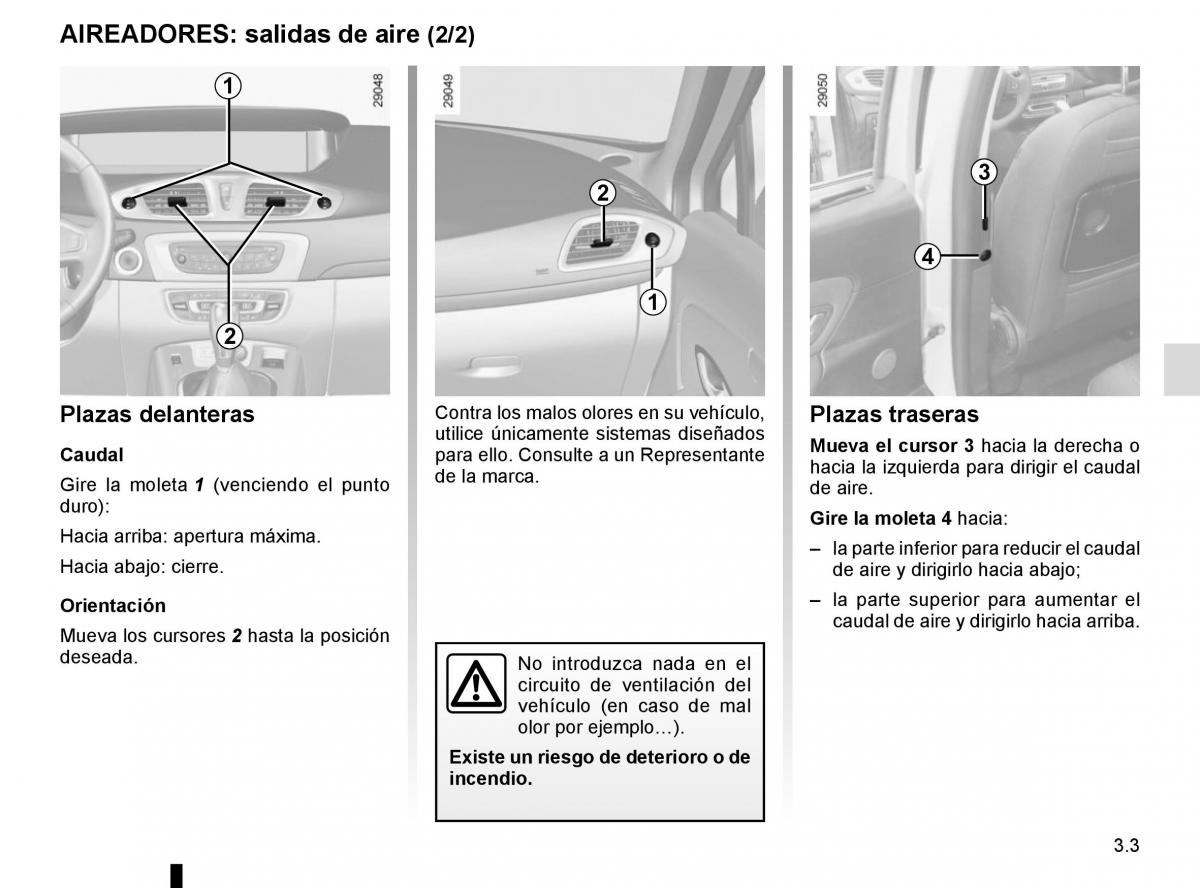 Renault Scenic III 3 manual del propietario / page 143