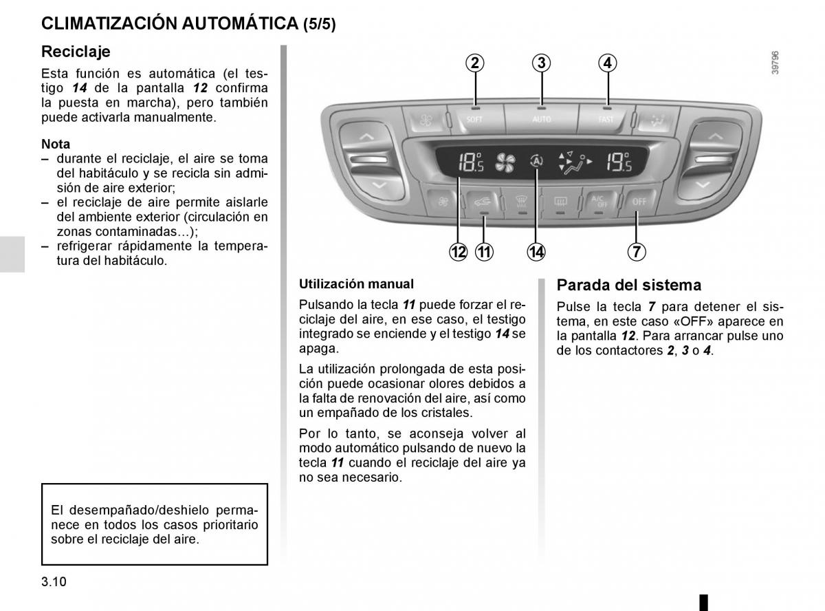 Renault Scenic III 3 manual del propietario / page 150