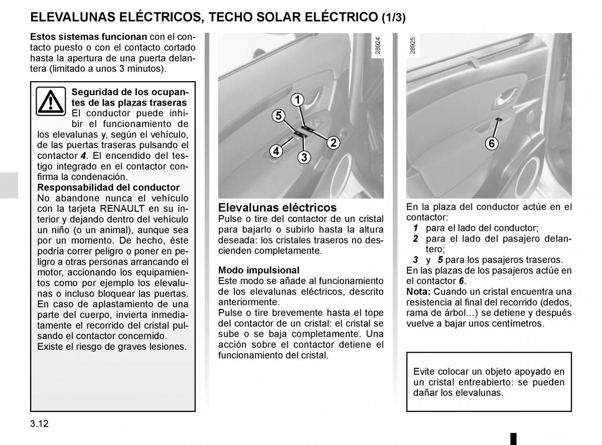 Renault Scenic III 3 manual del propietario / page 152