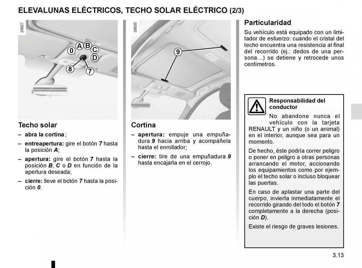 Renault Scenic III 3 manual del propietario / page 153