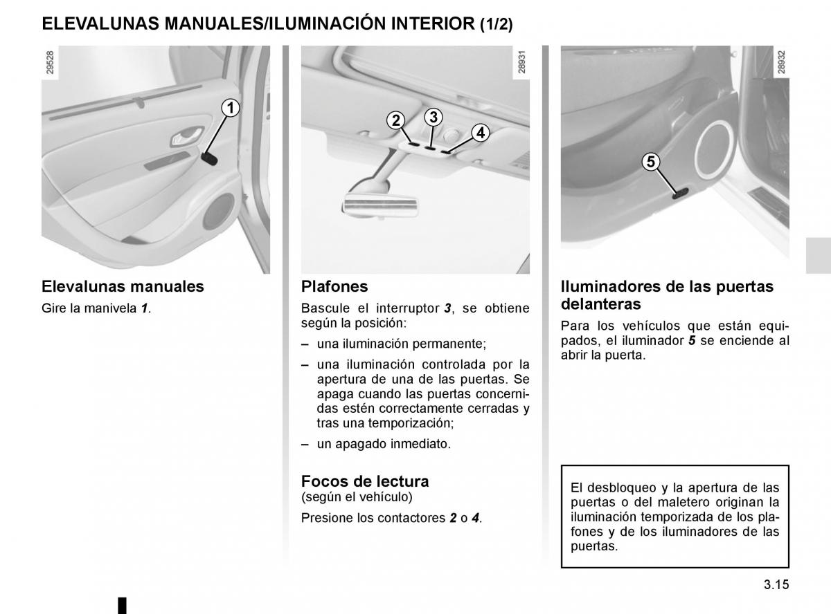 Renault Scenic III 3 manual del propietario / page 155