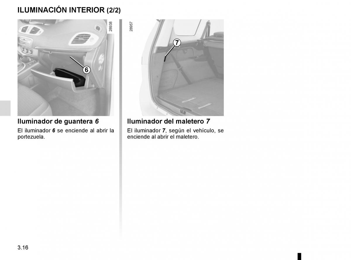 Renault Scenic III 3 manual del propietario / page 156