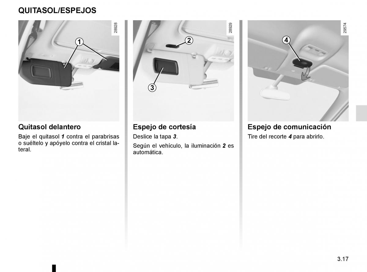 Renault Scenic III 3 manual del propietario / page 157