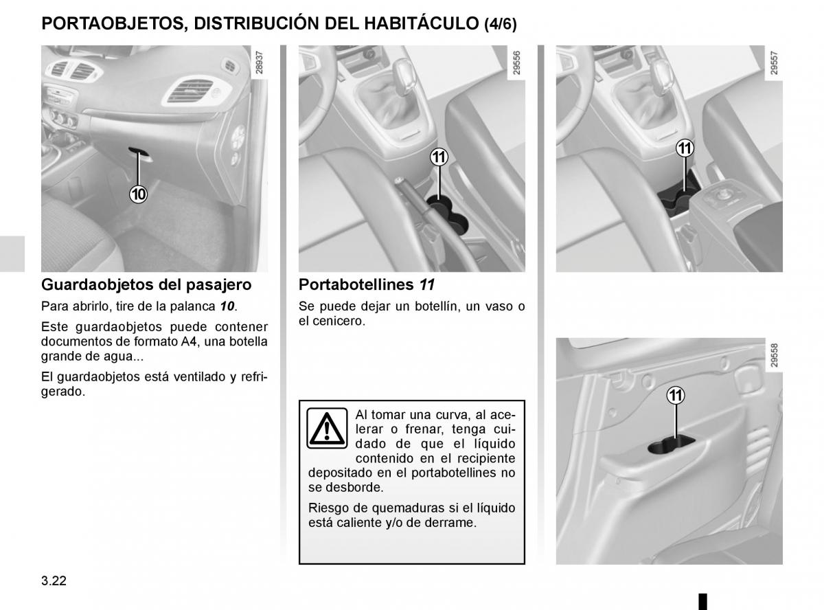 Renault Scenic III 3 manual del propietario / page 162