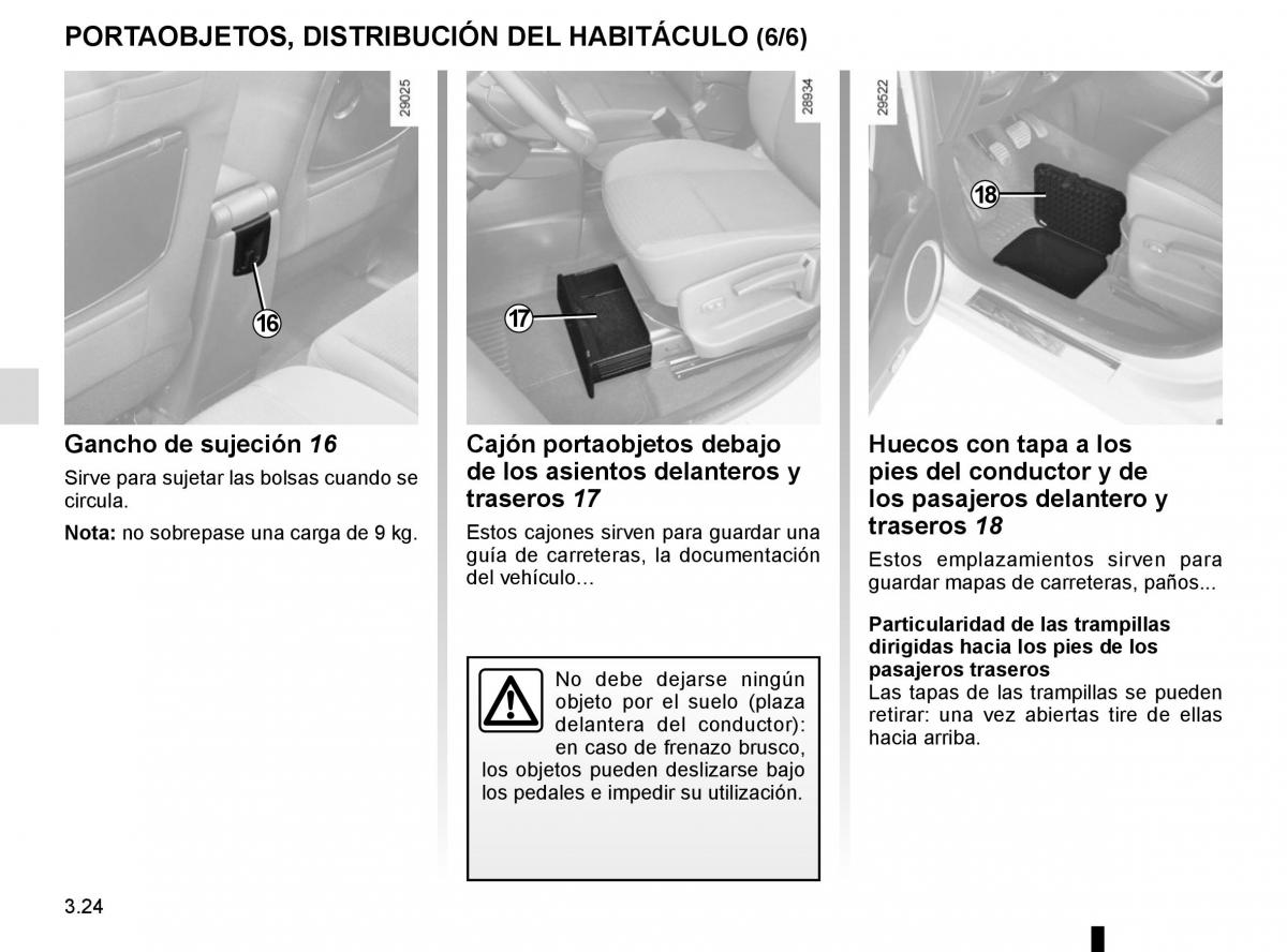 Renault Scenic III 3 manual del propietario / page 164