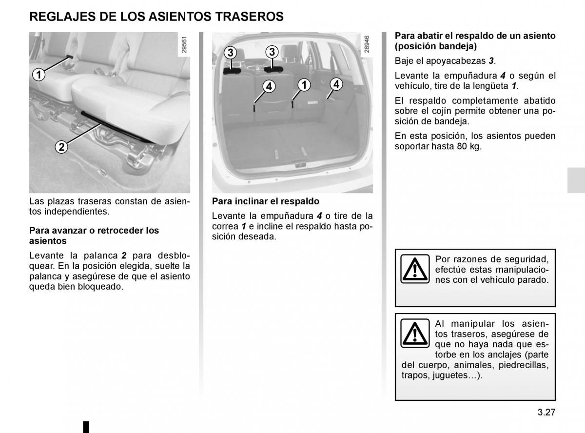 Renault Scenic III 3 manual del propietario / page 167