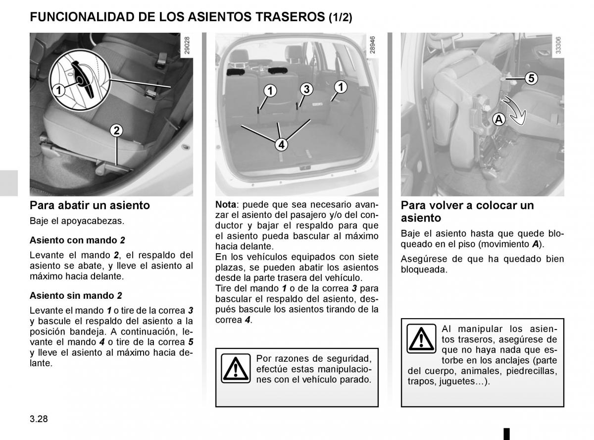 Renault Scenic III 3 manual del propietario / page 168