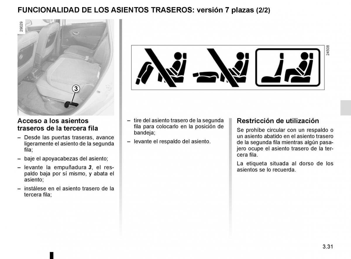 Renault Scenic III 3 manual del propietario / page 171