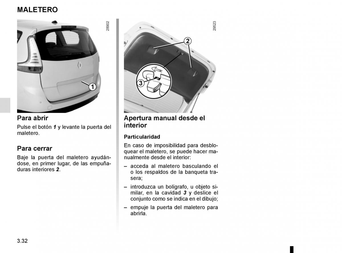 Renault Scenic III 3 manual del propietario / page 172