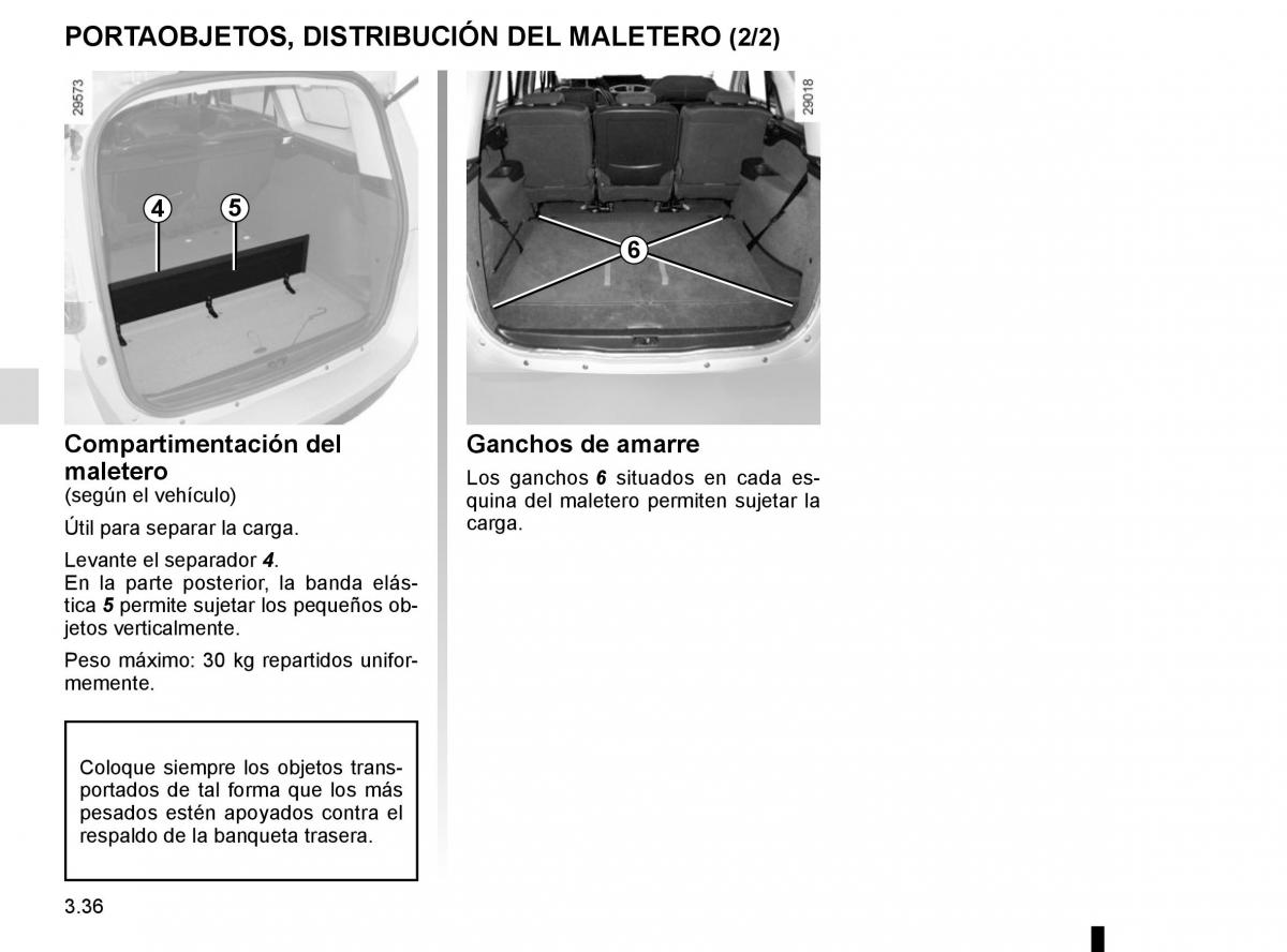 Renault Scenic III 3 manual del propietario / page 176