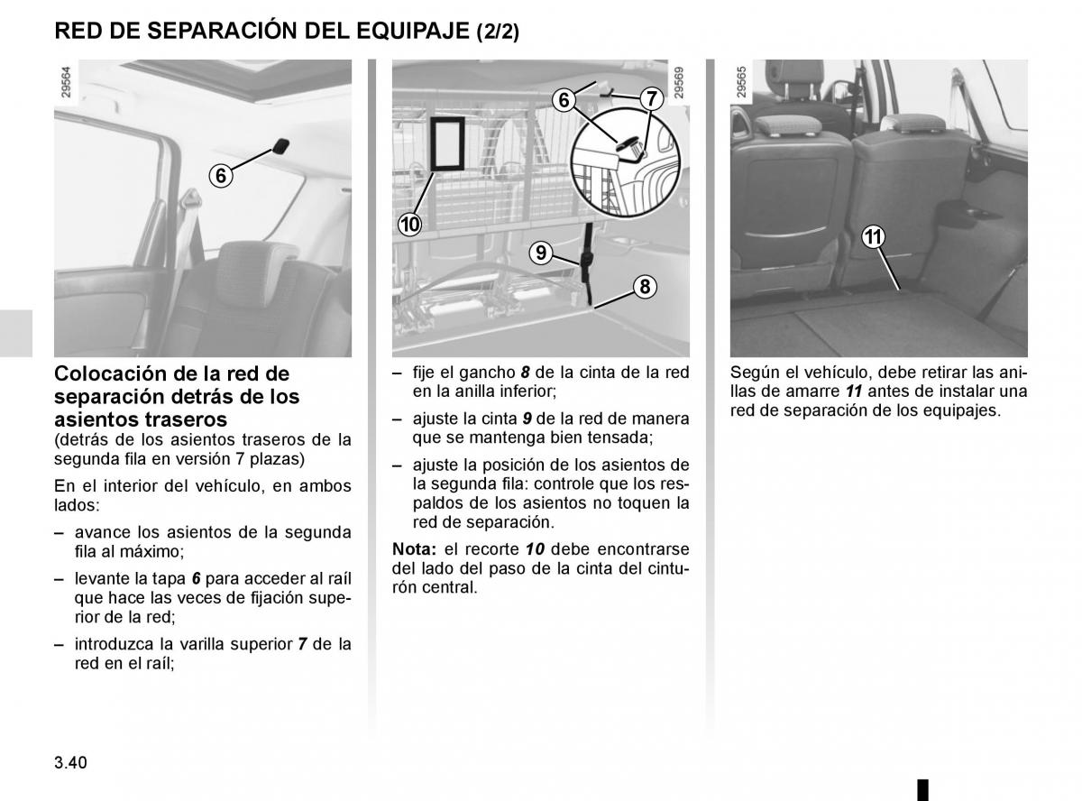 Renault Scenic III 3 manual del propietario / page 180