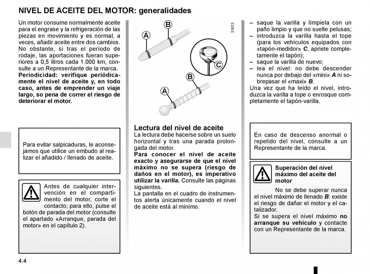 Renault Scenic III 3 manual del propietario / page 186