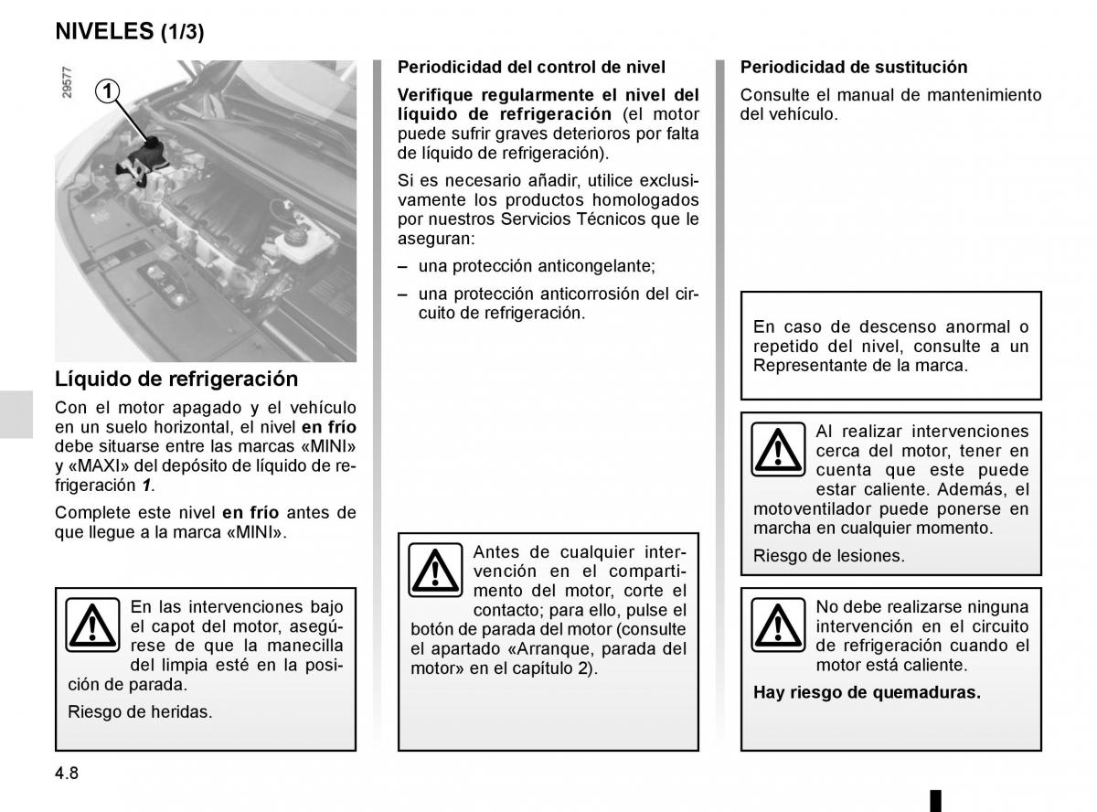 Renault Scenic III 3 manual del propietario / page 190