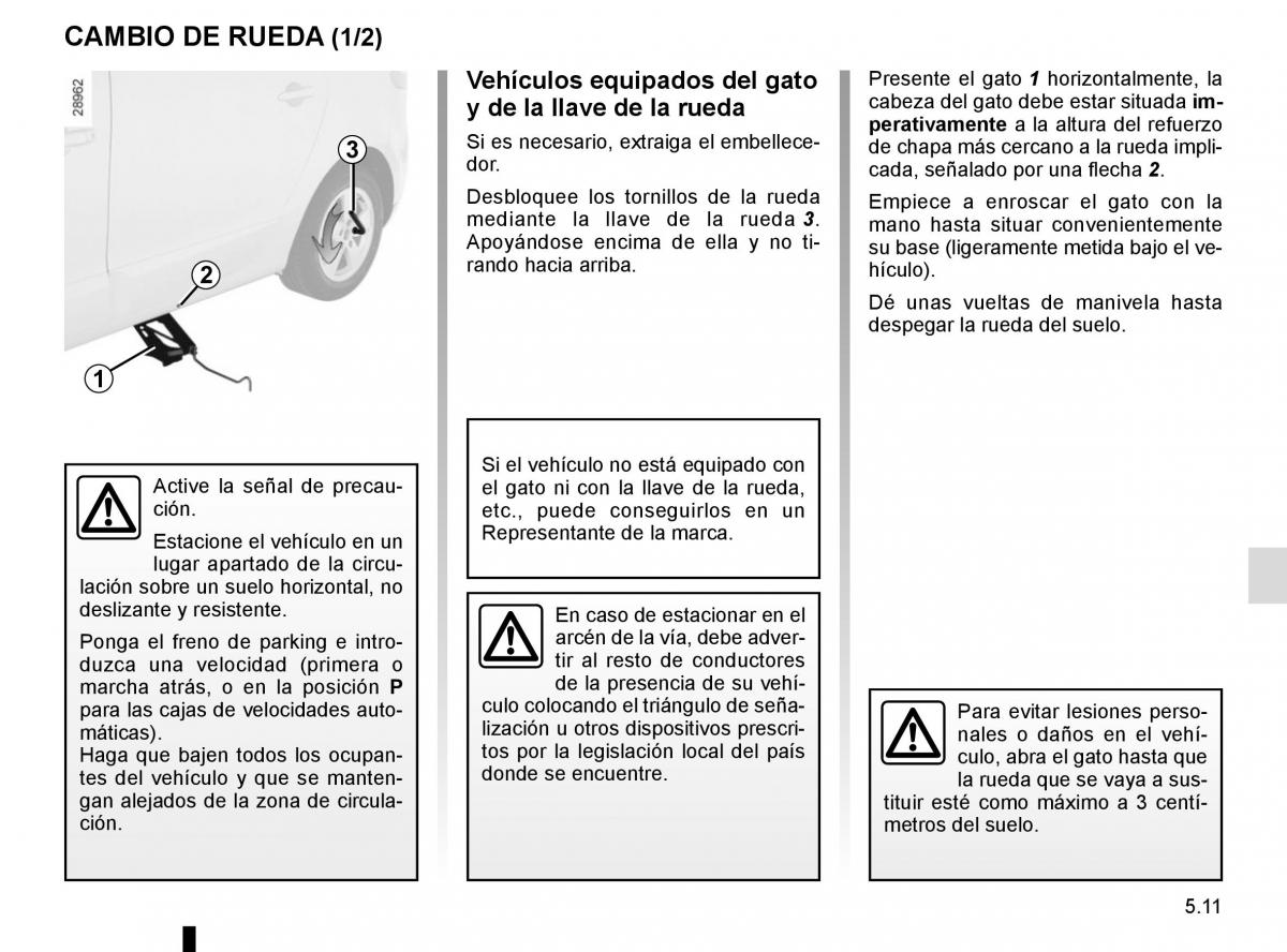 Renault Scenic III 3 manual del propietario / page 211