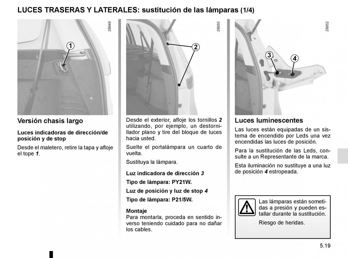 Renault Scenic III 3 manual del propietario / page 219