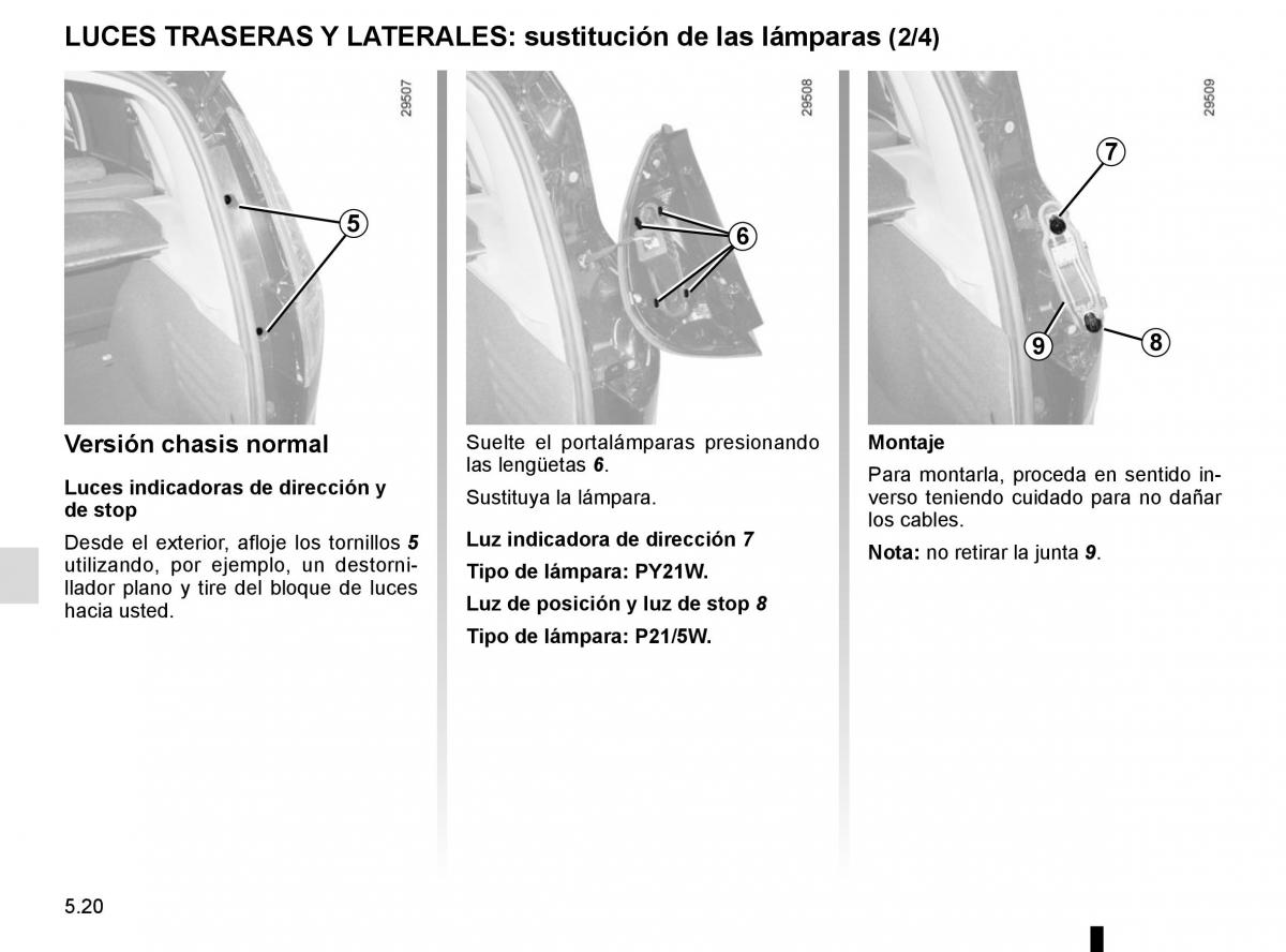 Renault Scenic III 3 manual del propietario / page 220