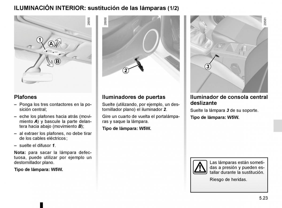 Renault Scenic III 3 manual del propietario / page 223